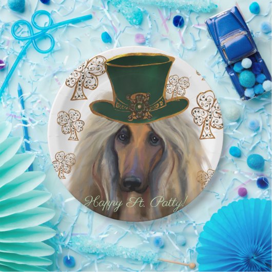 AFGHAN HOUND PAPIEREN BORDJE (Feest)