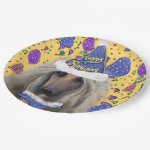 AFGHAN HOUND PAPIEREN BORDJE (Gekanteld)