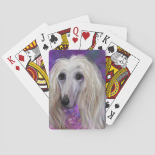 AFGHAN HOUND POKERKAARTEN