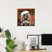AFGHAN HOUND POSTER (Thuiskantoor)