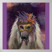 AFGHAN HOUND POSTER (Voorkant)