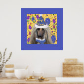 AFGHAN HOUND POSTER (Keuken)