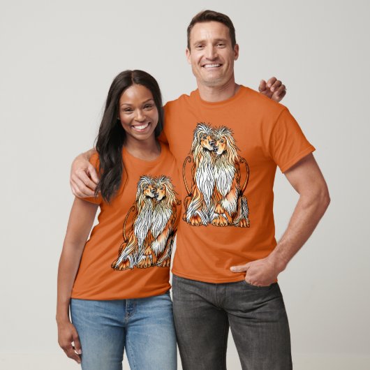 Afghan Hound Puppy Love T-shirt (Unisex)