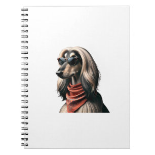 Afghan Hound Shirt Dog Mom Dad Balkh Baluchi T-shi Notitieboek