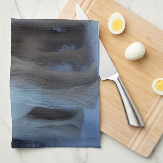 Afghan Hound Snowy Sleigh Ride Kerstmisdecor Theedoek (Quarter Fold)