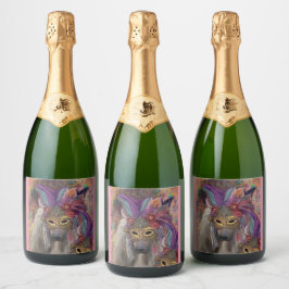 AFGHAN HOUND SPARKLING WIJNETIKET