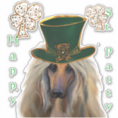AFGHAN HOUND STICKER (Voorkant)
