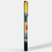 Afghan Hound Strand Surfen Schilderij Case-Mate iPhone Case (Achterkant / Rechts)