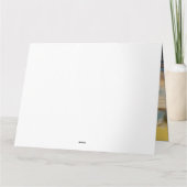 Afghan Hound Strand Surfen Schilderij Kaart (Achterkant)