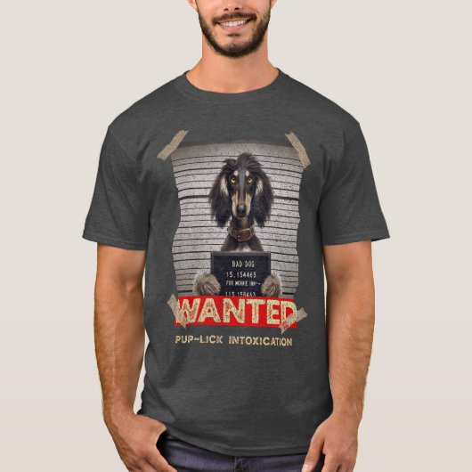 Afghan Hound T-shirt (Voorkant)