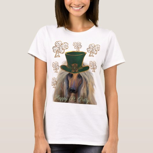 AFGHAN HOUND T-SHIRT (Voorkant)