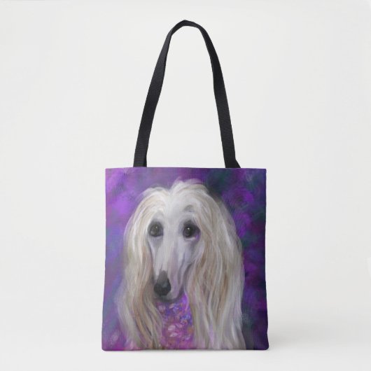  AFGHAN HOUND     TOTE BAG (Voorkant)