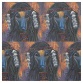 Afghan Hound Zuidwesterse Kunst Stof (Swatch)