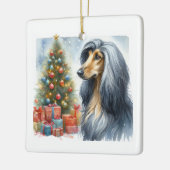 Afghan Houond Orament Keramisch Ornament (Links)