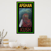 AFGHAN KUSH POSTER (Keuken)