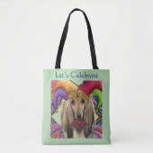 AFGHANEN HOND KAART TOTE BAG (Voorkant)