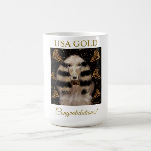 AFGHANEN JACHTHOND KOFFIEMOK (Center)