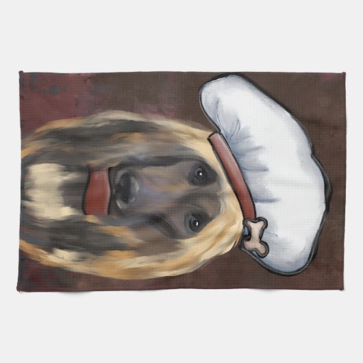 AFGHANEN JACHTHOND THEEDOEK (Horizontaal)