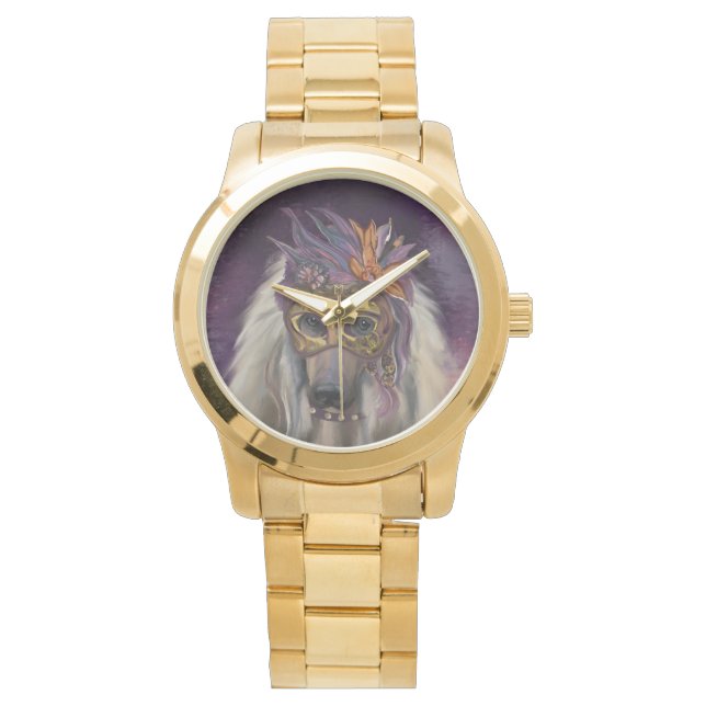 AFGHANENHOND HORLOGE (Voorkant)
