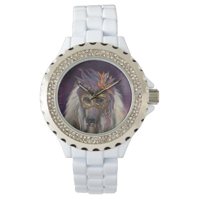 AFGHANENHOND HORLOGE (Voorkant)