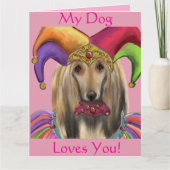 AFGHANENHOND KAART (Voorkant)