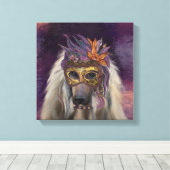 AFGHANENHOUND CANVAS AFDRUK (Insitu (Houten vloer))