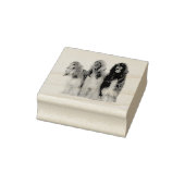 Afghanische Windhunde Rubberstempel (Stempel)