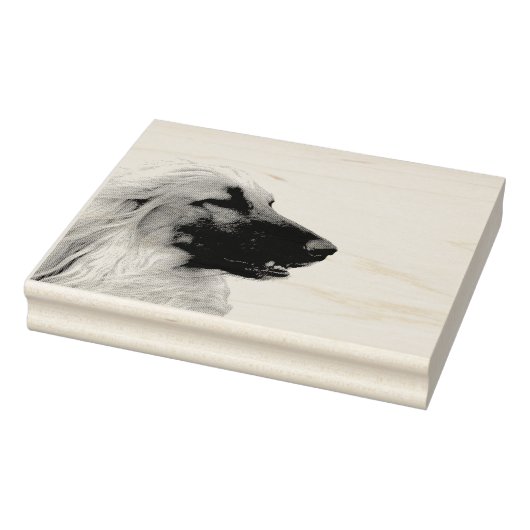 Afghanischer Windhund Rubberstempel (Stempel)