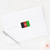Afghanistan - Afghaanse vlag Hart Sticker (Envelop)