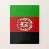 Afghanistan - Afghaanse vlag - Legpuzzel (Verticaal)
