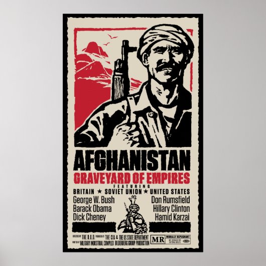 Afghanistan Anti-War Movie Poster (Voorkant)