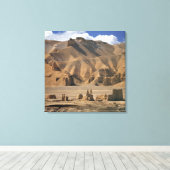 Afghanistan, Bamian-vallei. Oude aarden Canvas Afdruk (Insitu (Houten vloer))
