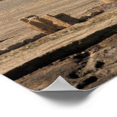 Afghanistan, Bamian Valley. Ancient earthen Poster (Hoek)