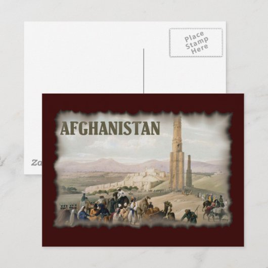 Afghanistan Briefkaart (Voorkant / Achterkant)