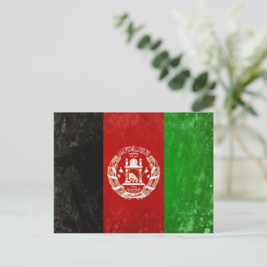 Afghanistan Briefkaart (Staand voorkant)