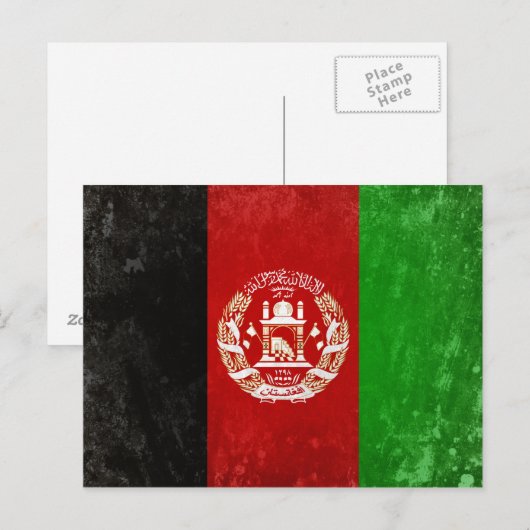 Afghanistan Briefkaart (Voorkant / Achterkant)