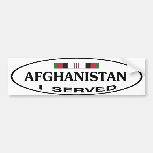 AFGHANISTAN BUMP STICKER (Voorkant)