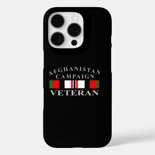 Afghanistan Campagne Veteraan Case-Mate iPhone Case (Achterkant)