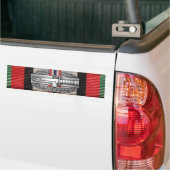 Afghanistan Combat Action Badge Bumpersticker (Op Truck)