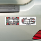 Afghanistan Combat Action Badge Sticker Pair (Op auto)