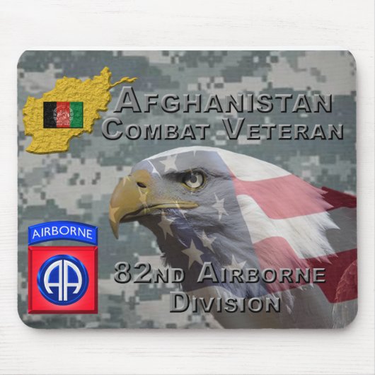 "Afghanistan Combat Veteran" - 82nd Airborne Divis Muismat (Voorkant)