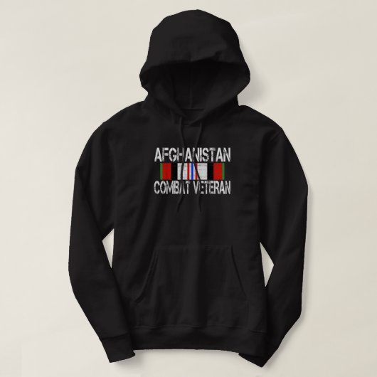 Afghanistan Combat Veteran Hoodie (Design voorkant)