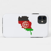 afghanistan country flag map form symbool silhouet Case-Mate iPhone case (Achterkant (horizontaal))