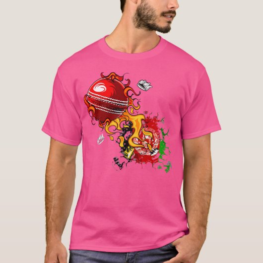 Afghanistan Cricket T-shirt (Voorkant)