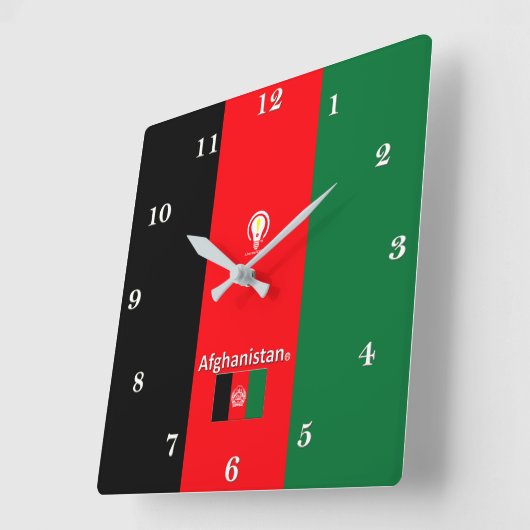Afghanistan Designer Wall klok (Hoek)