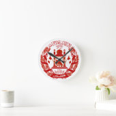 afghanistan embleem ronde klok (Huis)