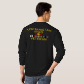 Afghanistan en Irak Vet Shirt (Achterkant volledig)