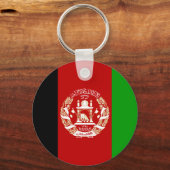 Afghanistan Flag AF Sleutelhanger (Voorkant)