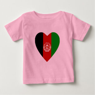 Afghanistan Flag Hart T-shirt