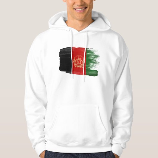 Afghanistan Flag Hoodie (Voorkant)